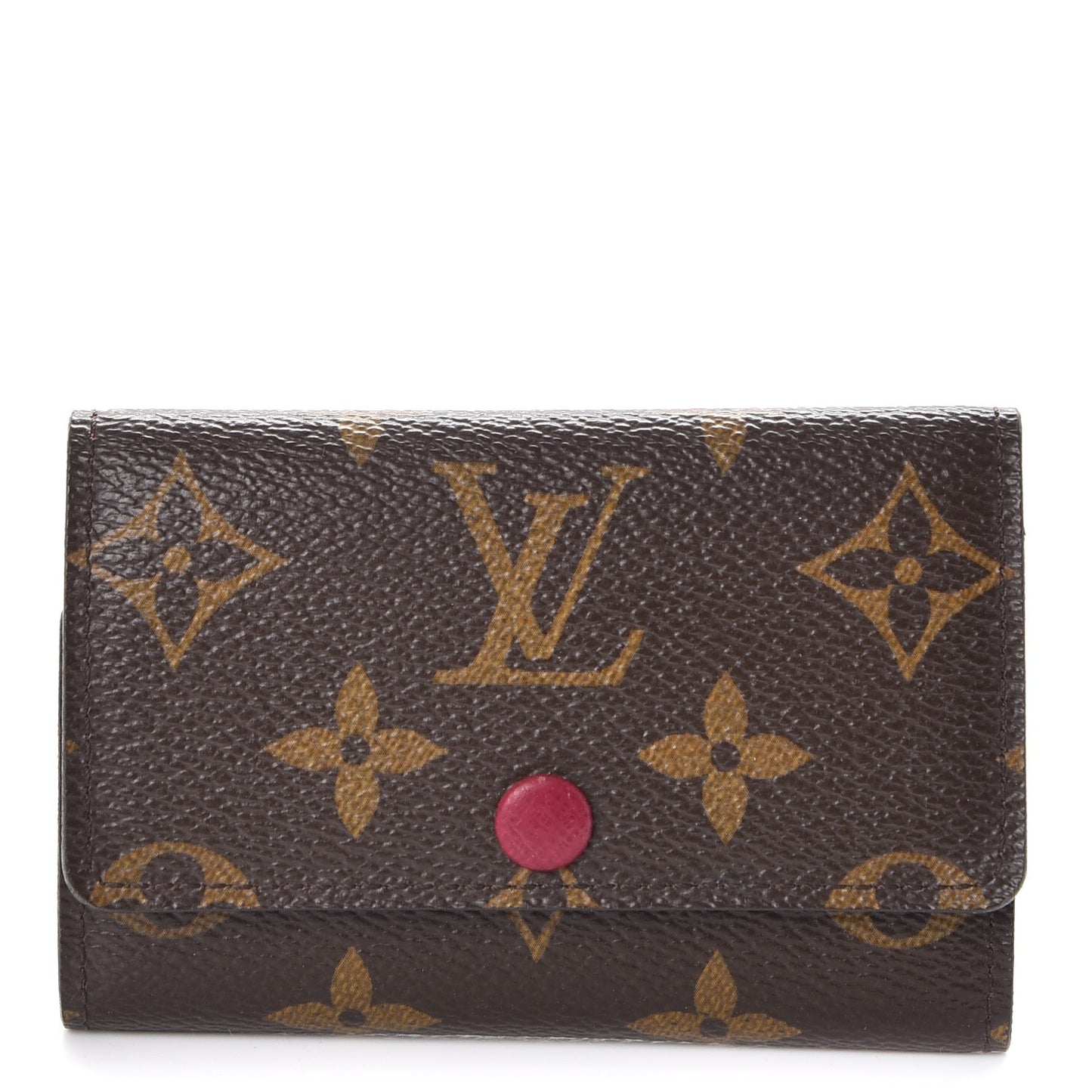 Monogram 6 Key Multicles Holder Fuchsia