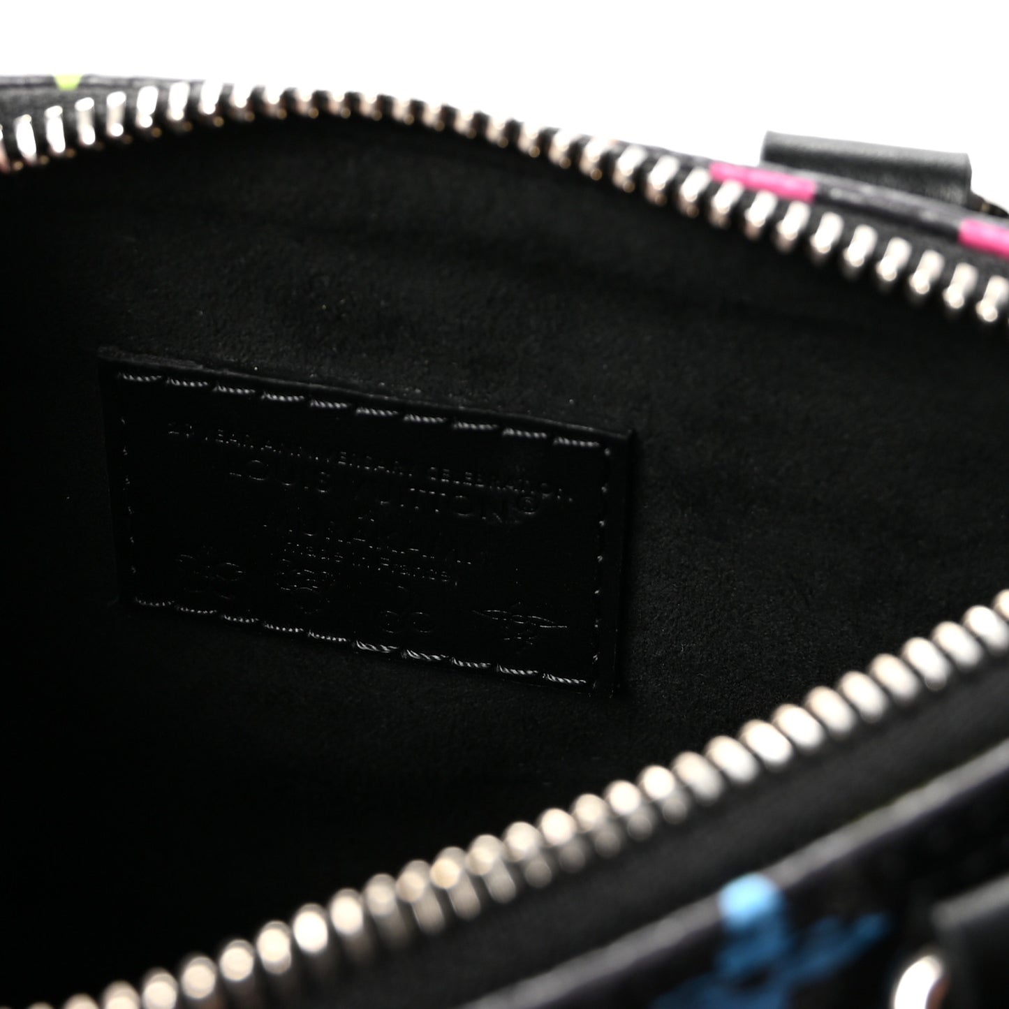 LV X TM Monogram Multicolor Nano Speedy Black