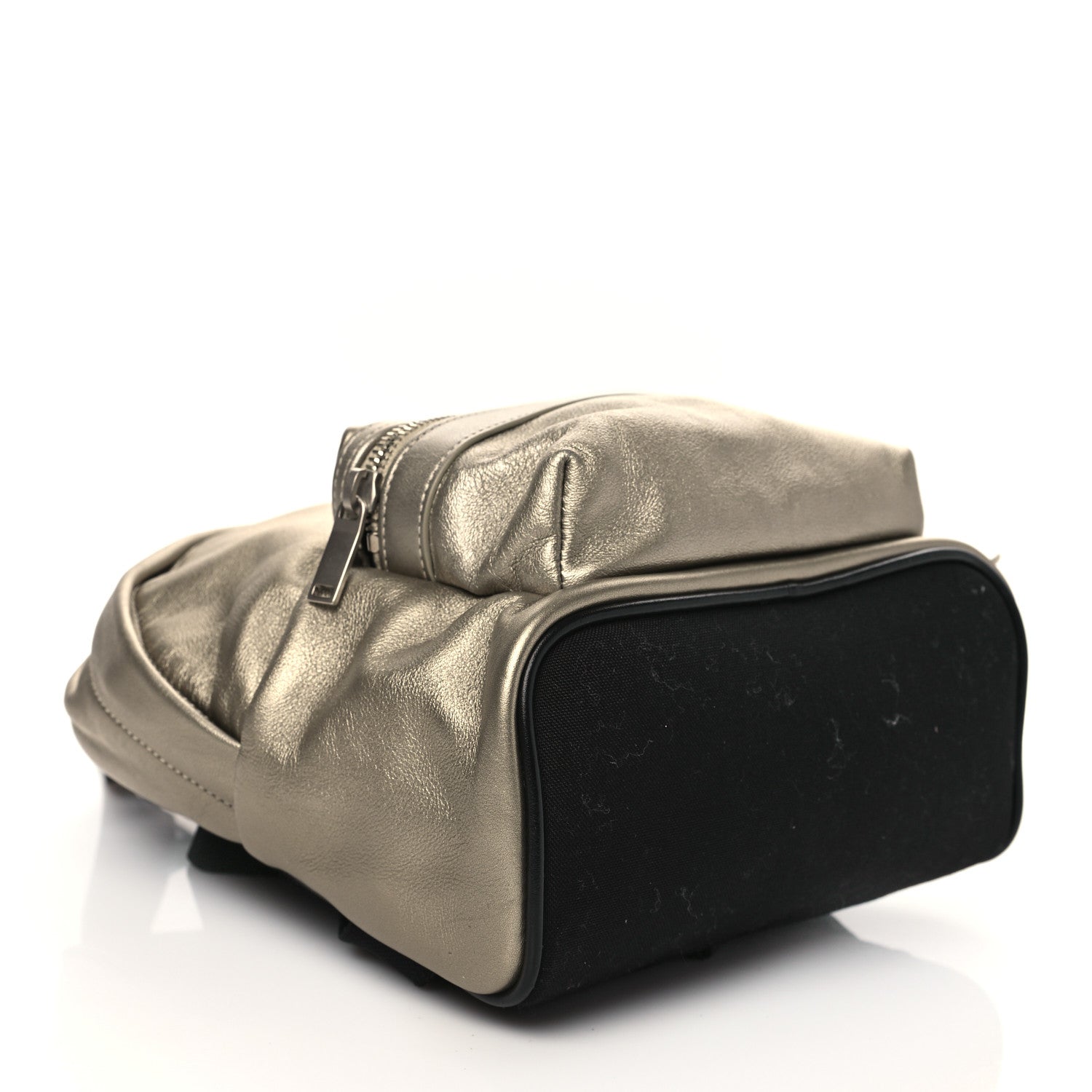 Saint Laurent Metallic Lambskin Mini Toy City Backpack Gold 3 of 5