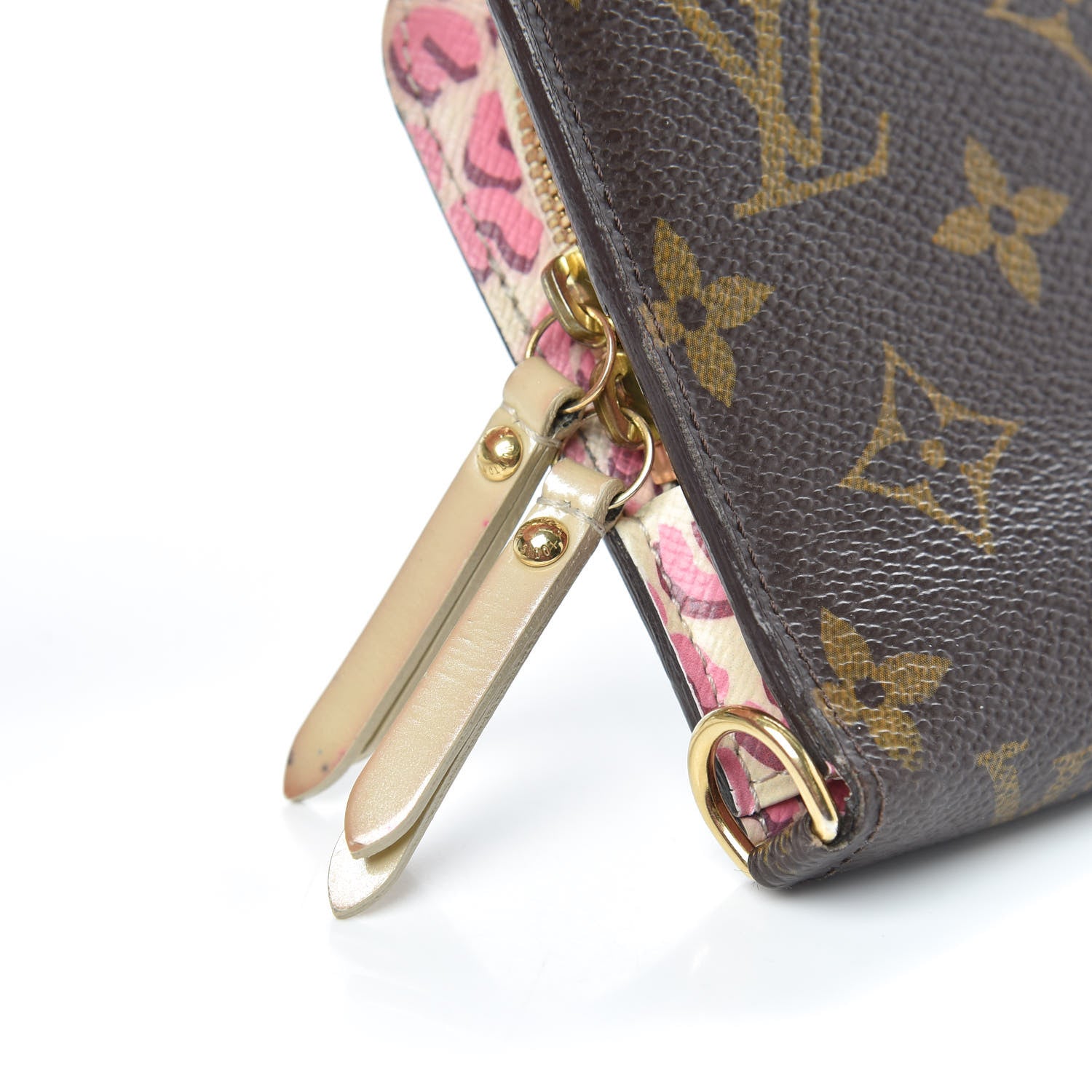 Louis Vuitton Monogram Leopard Insolite Wallet Blanc Corail 10 of 11