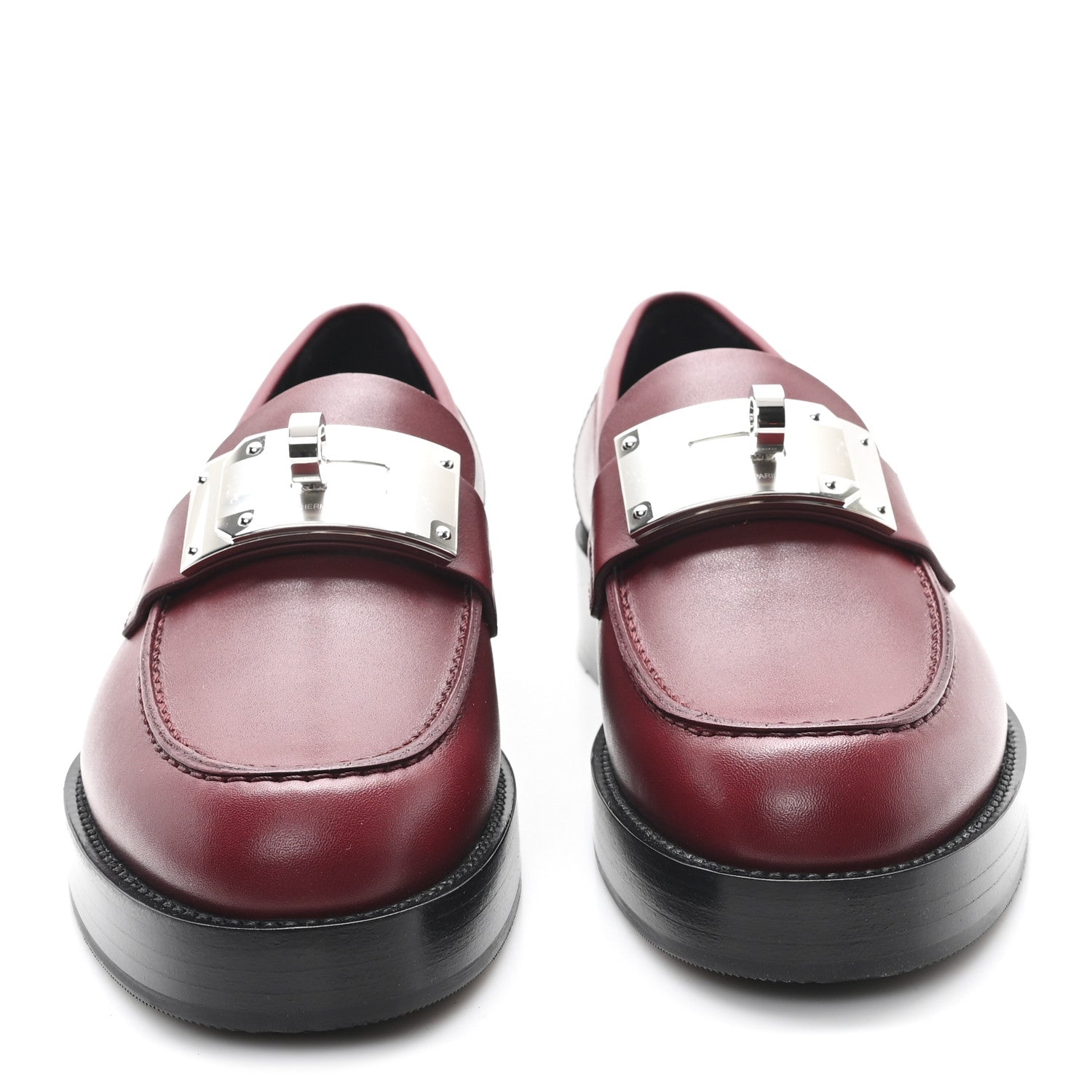 Hermes Calfskin Womens Hot Loafer 38 Rouge H 3 of 10