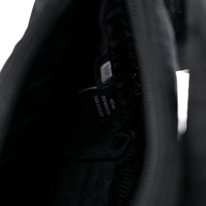 Prada Tessuto Nylon Mini Re-Edition 2000 Bag Black 7 of 10