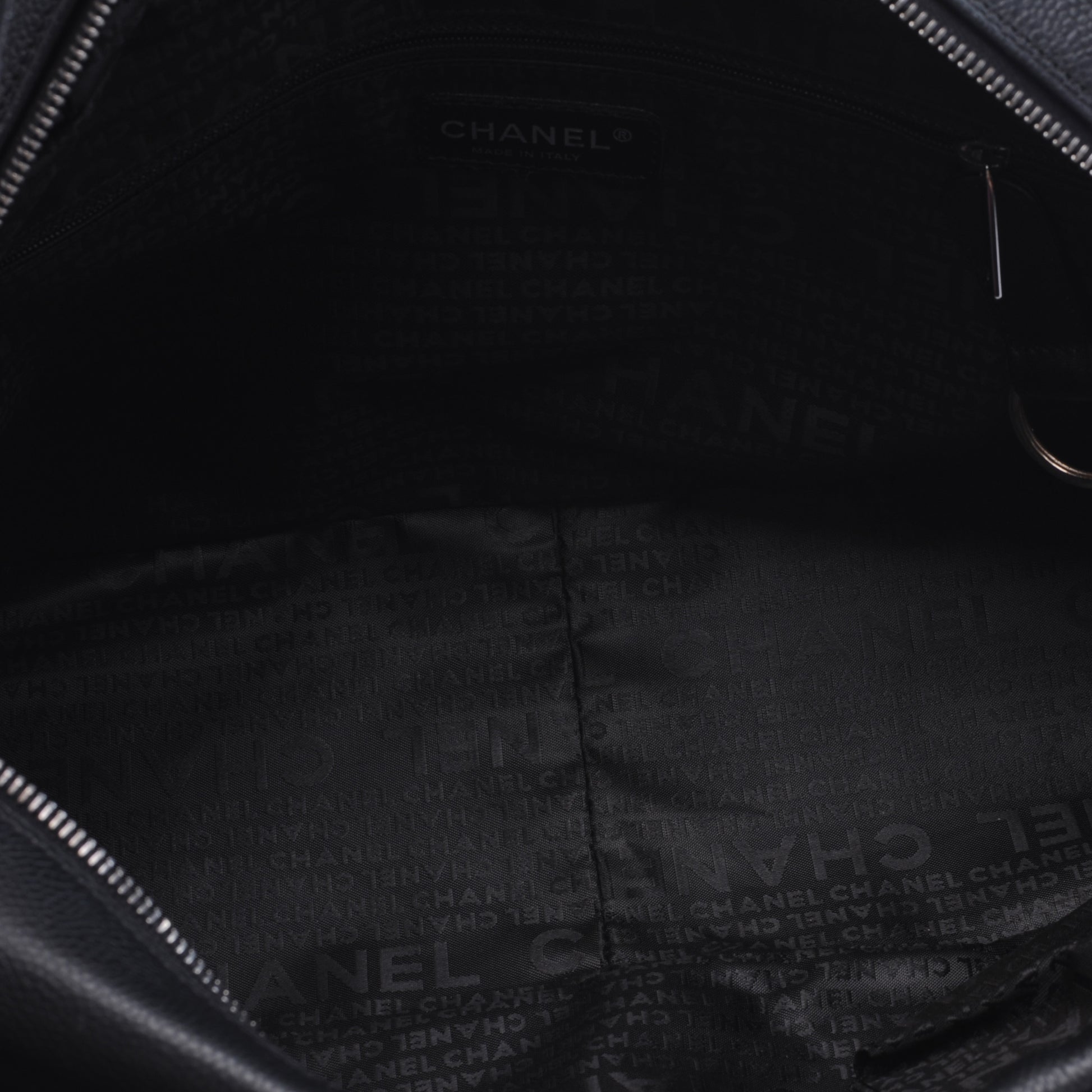 Chanel Caviar Square Stitched Large Tote Black 5 of 7