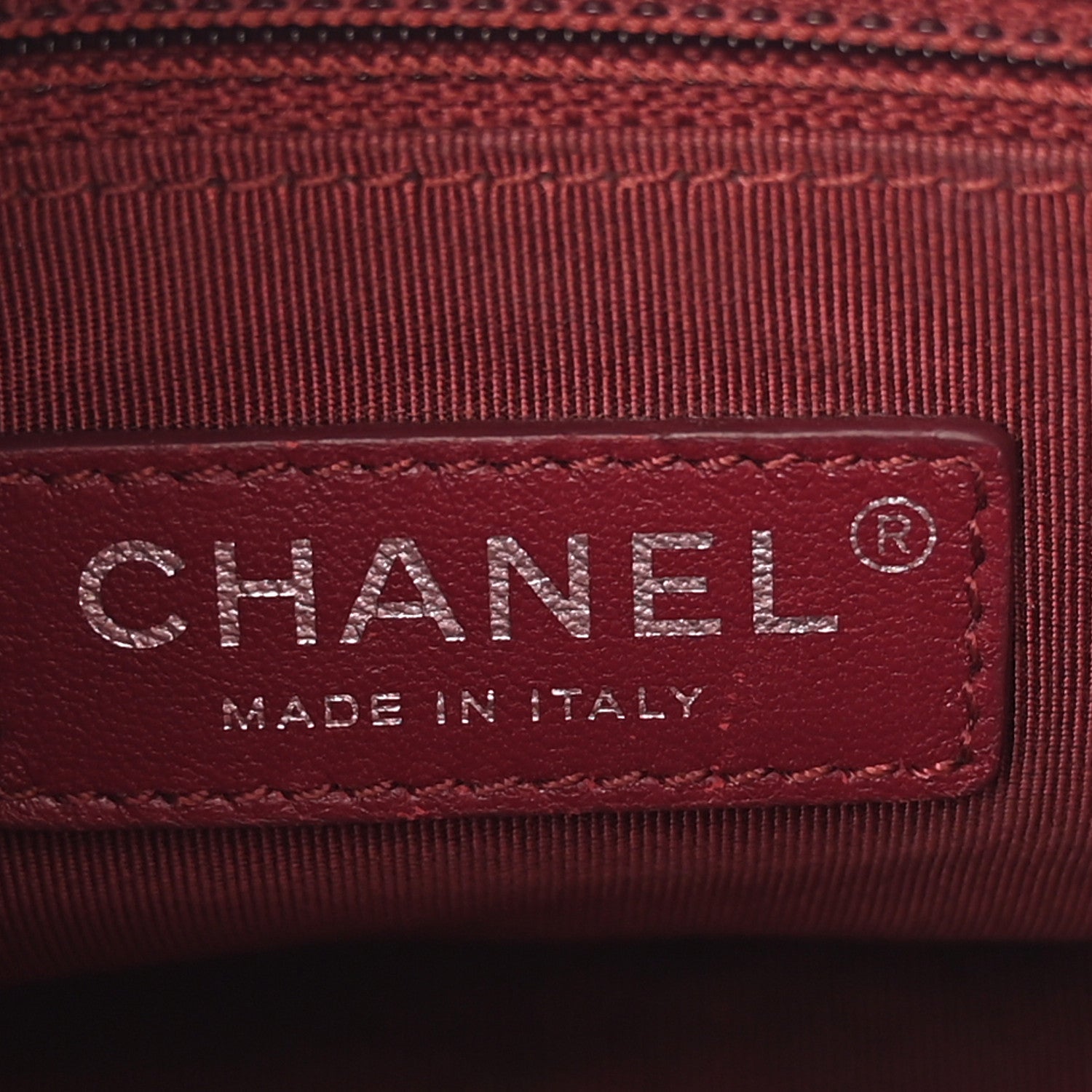 Chanel Knit Calfskin Small Gabrielle Hobo Red 6 of 10
