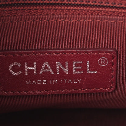 Chanel Knit Calfskin Small Gabrielle Hobo Red 6 of 10