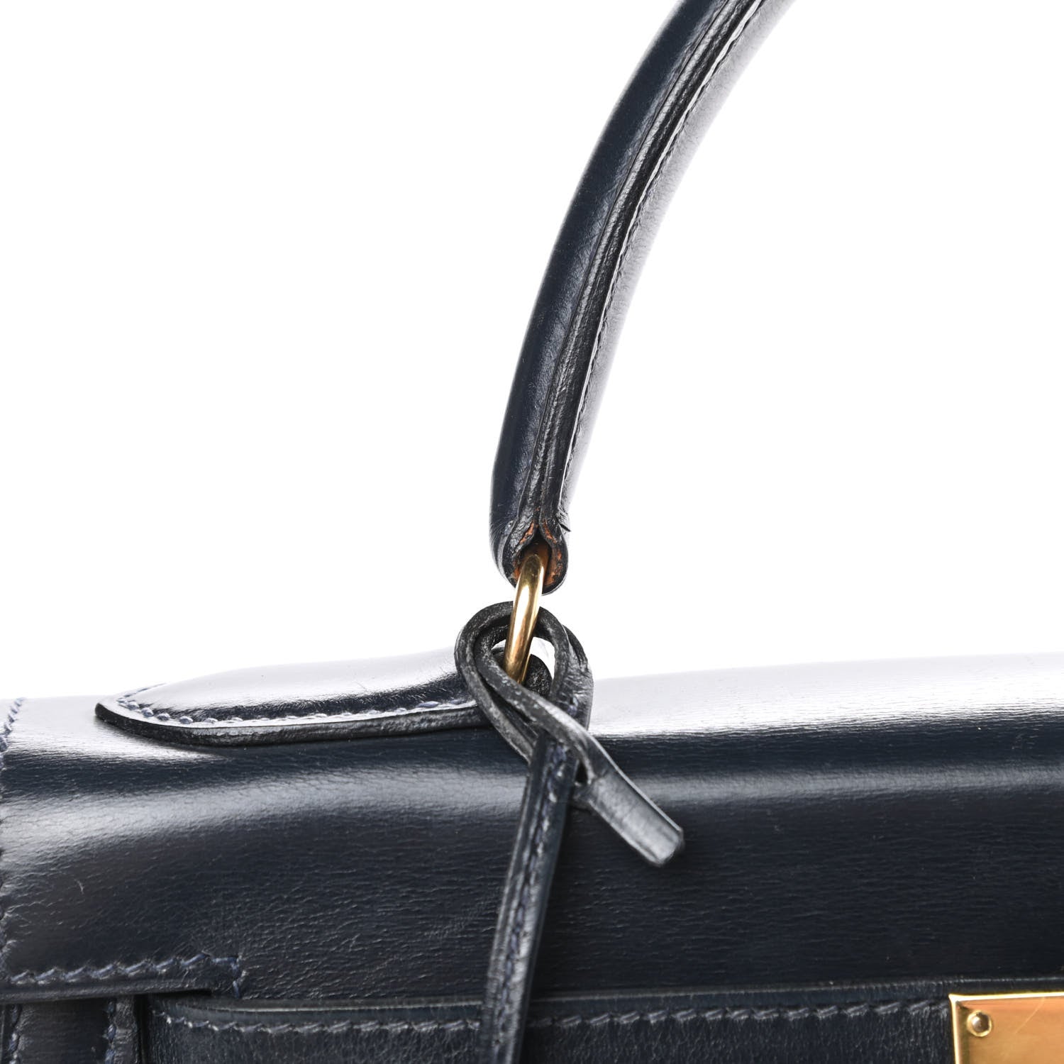 Hermes Box Kelly Sellier 28 Bleu Marine 19 of 19