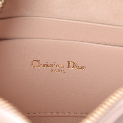 Christian Dior Lambskin Cannage Studded Lady Dior Camera Case Pouch Light Pink 6 of 10