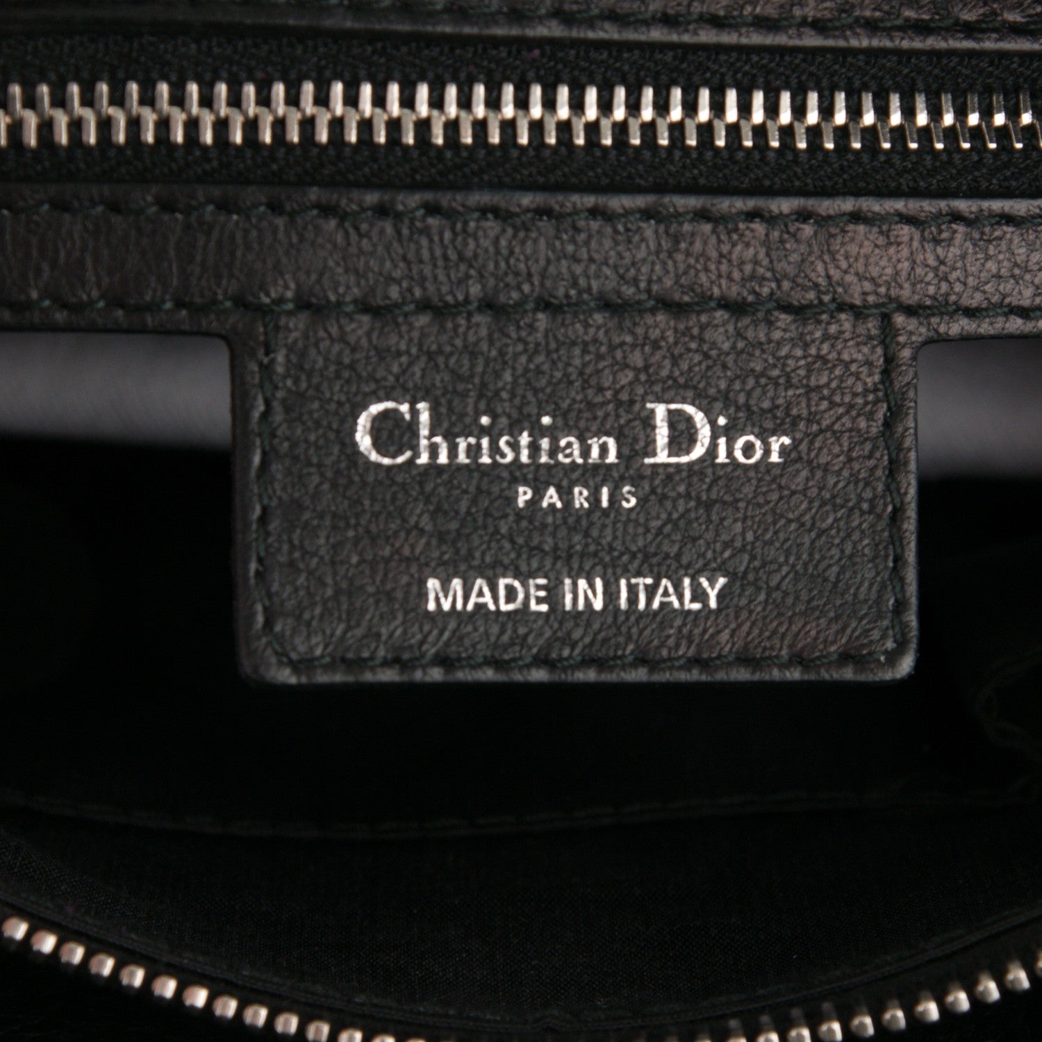 Christian Dior Smooth Deerskin Granville Polochon Black 7 of 8
