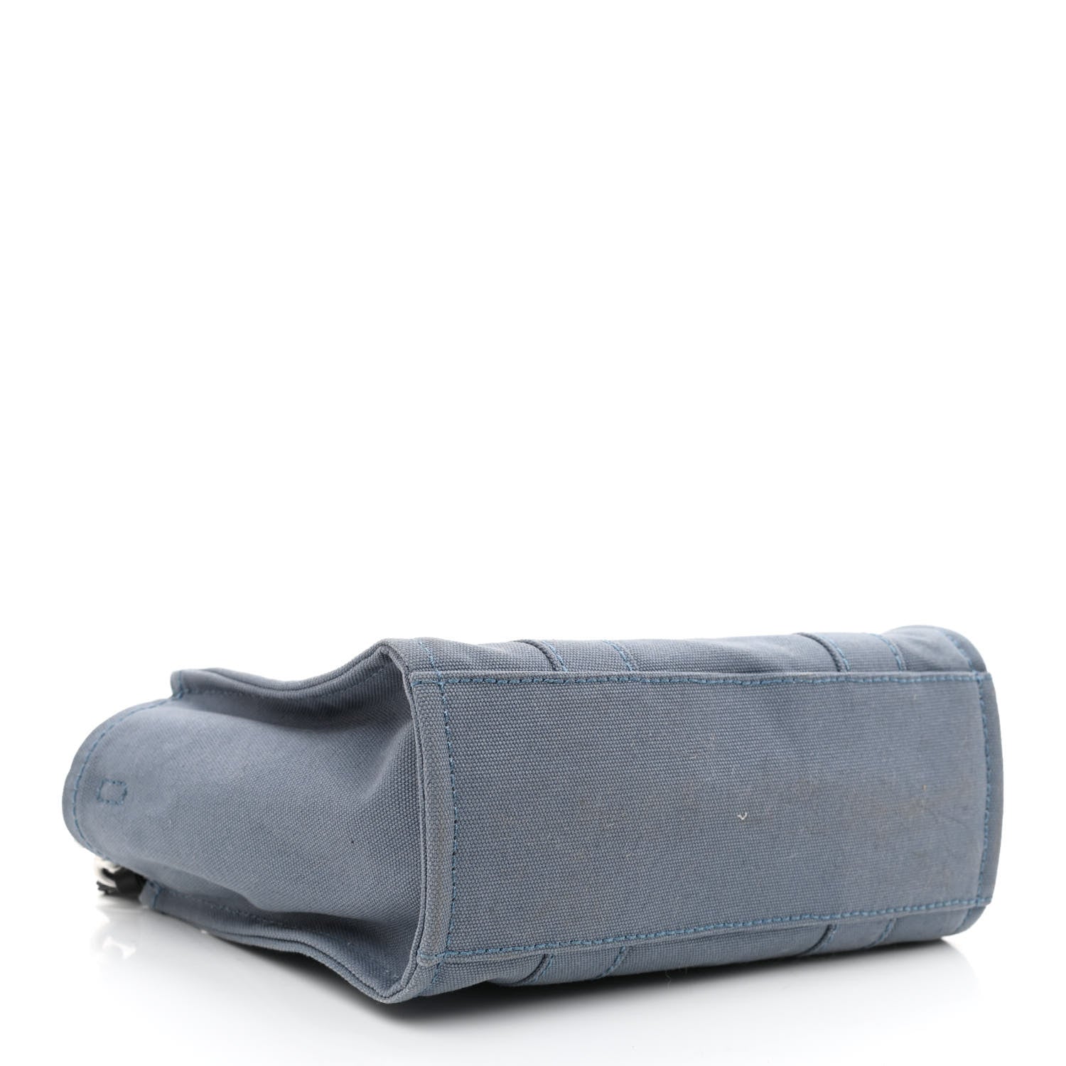 Marc Jacobs Cotton Canvas Mini The Tote Bag Blue Shadow 4 of 12