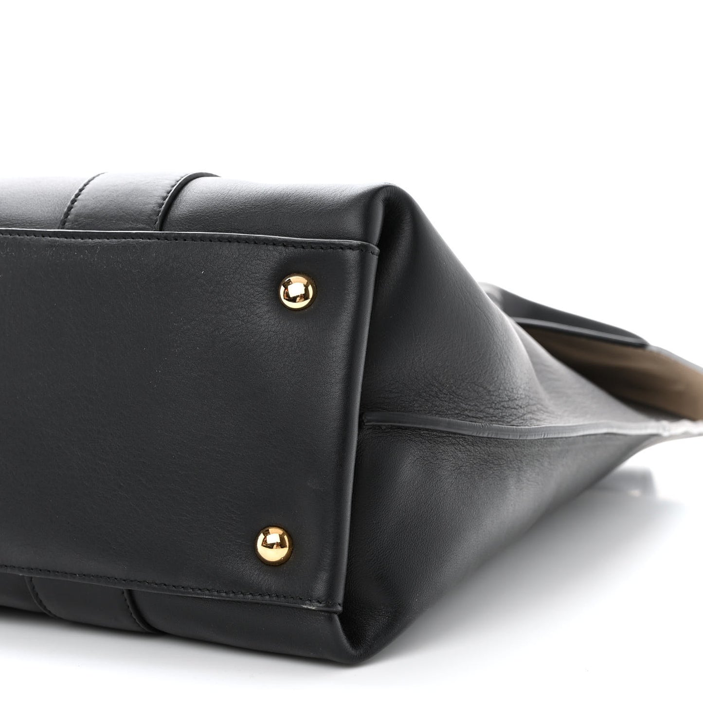 Calfskin Large Sookie Satchel Black