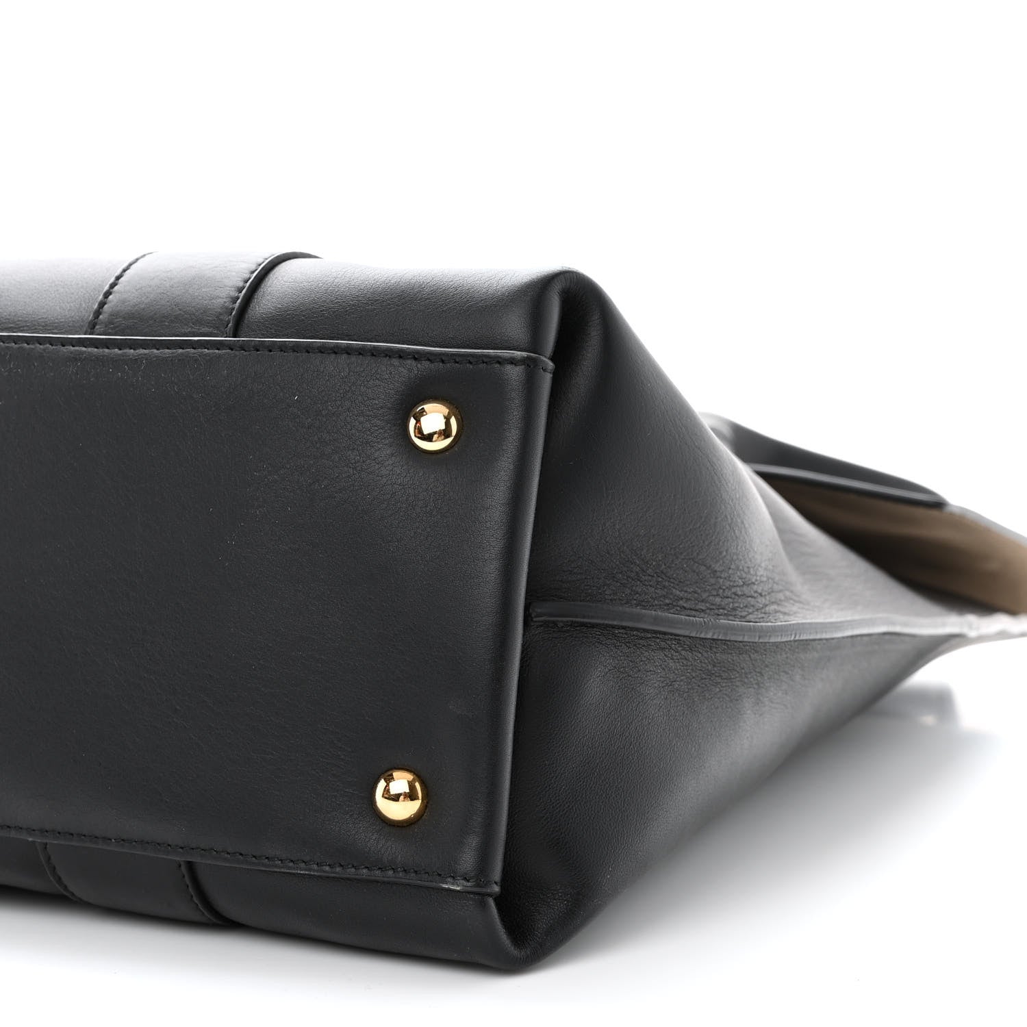 Salvatore Ferragamo Calfskin Large Sookie Satchel Black 9 of 9