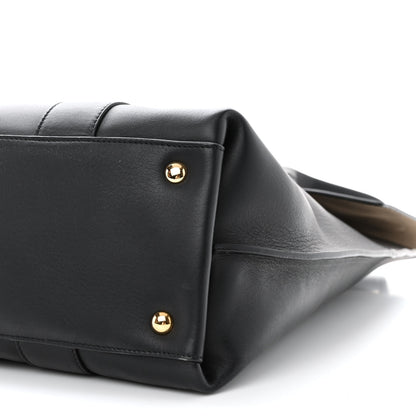 Salvatore Ferragamo Calfskin Large Sookie Satchel Black 9 of 9