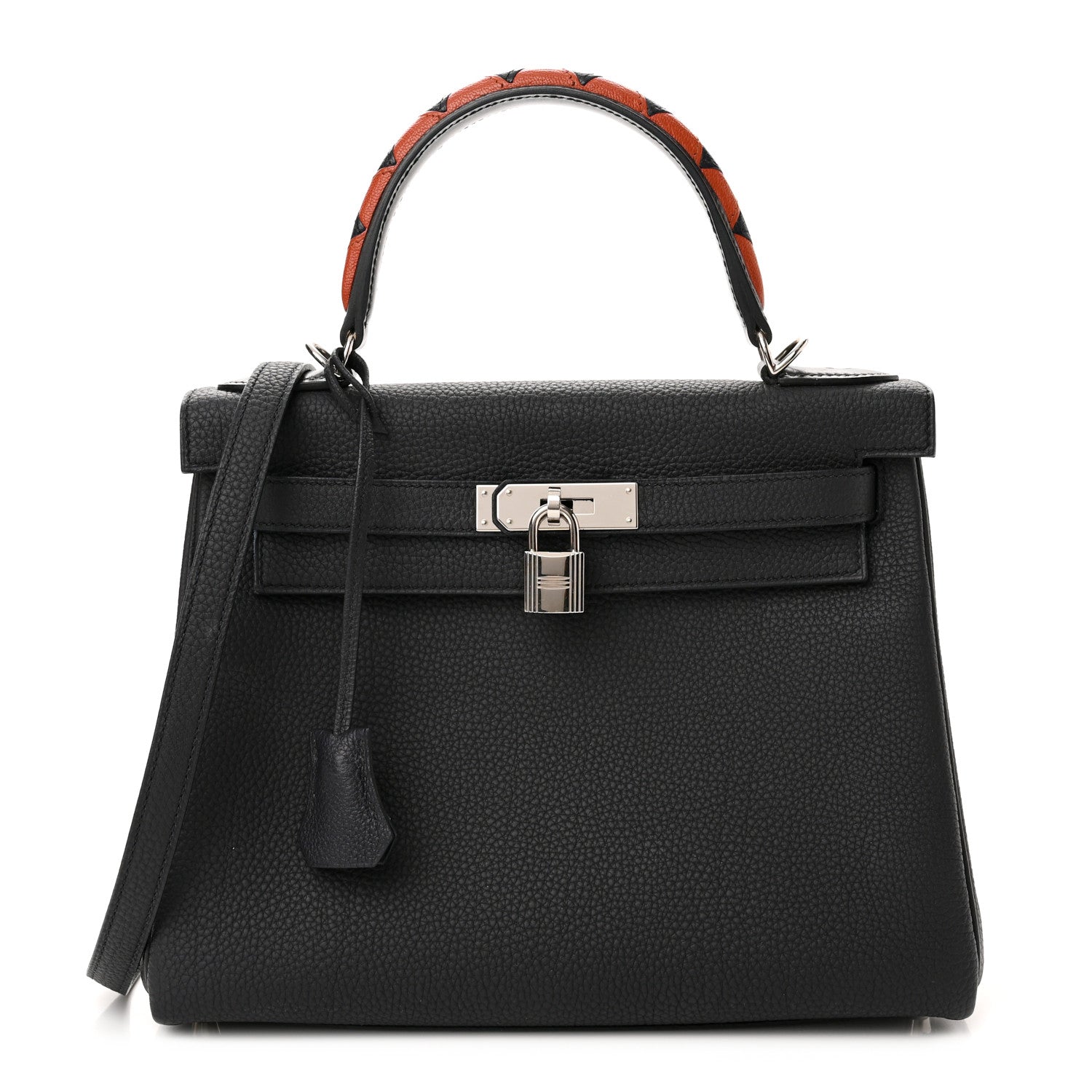 Hermes Togo Au Galop Kelly Retourne 28 Bleu Indigo Black Cuivre 1 of 12