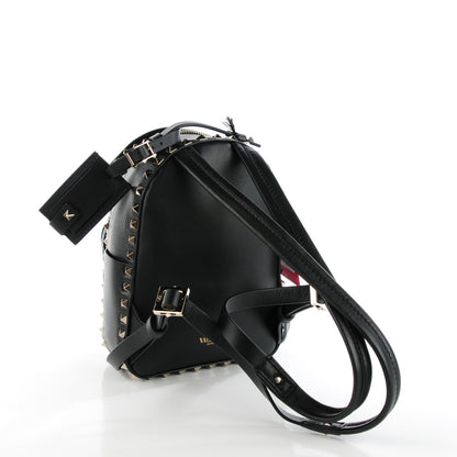 Valentino Garavani Calfskin Mini Rockstud Backpack Black 3 of 7