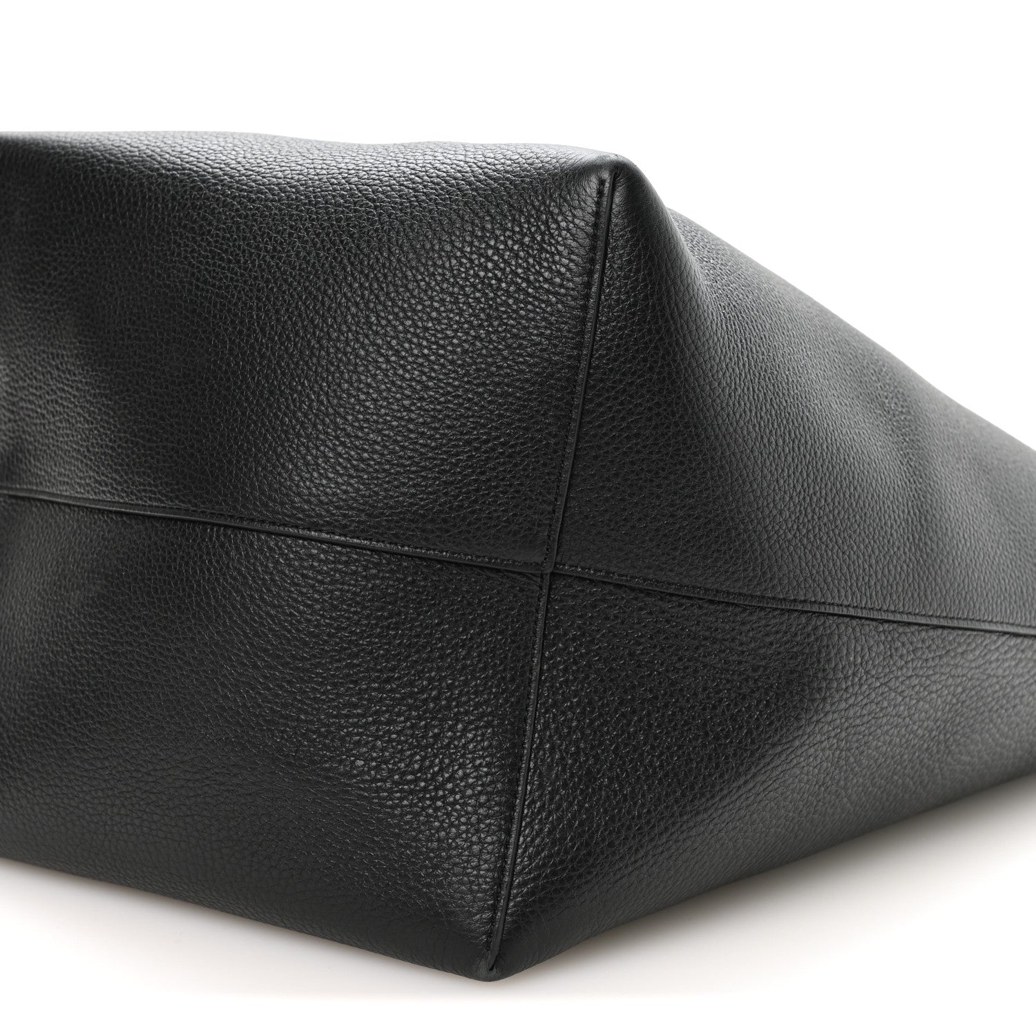 The Row Grained Calfskin Large N/S Park Tote Black 9 of 9