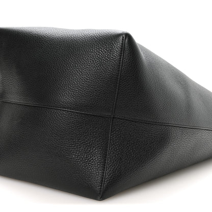 The Row Grained Calfskin Large N/S Park Tote Black 9 of 9