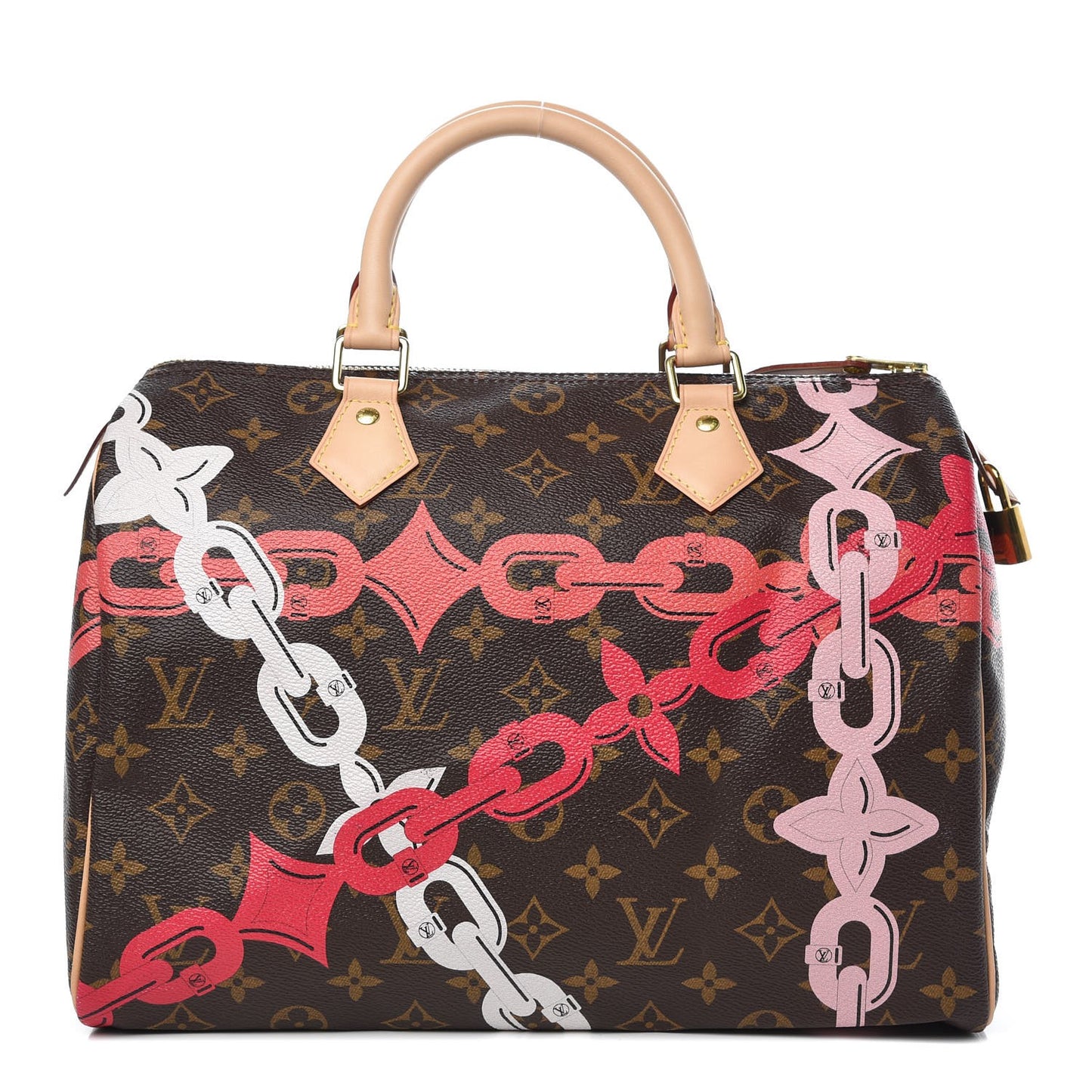 Monogram Bay Speedy 30 Rose Ballerine Poppy