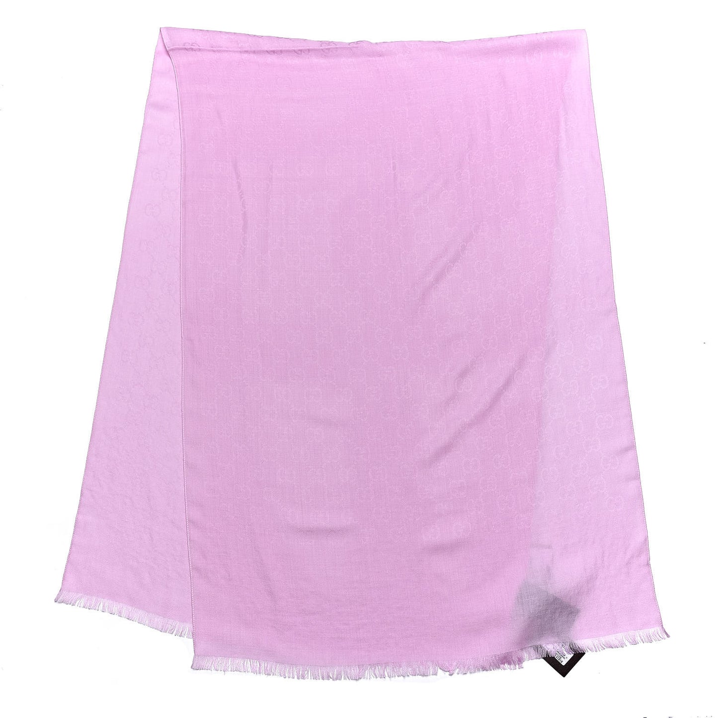 Wool Silk GG Monogram GGNat Plus Scarf Rose