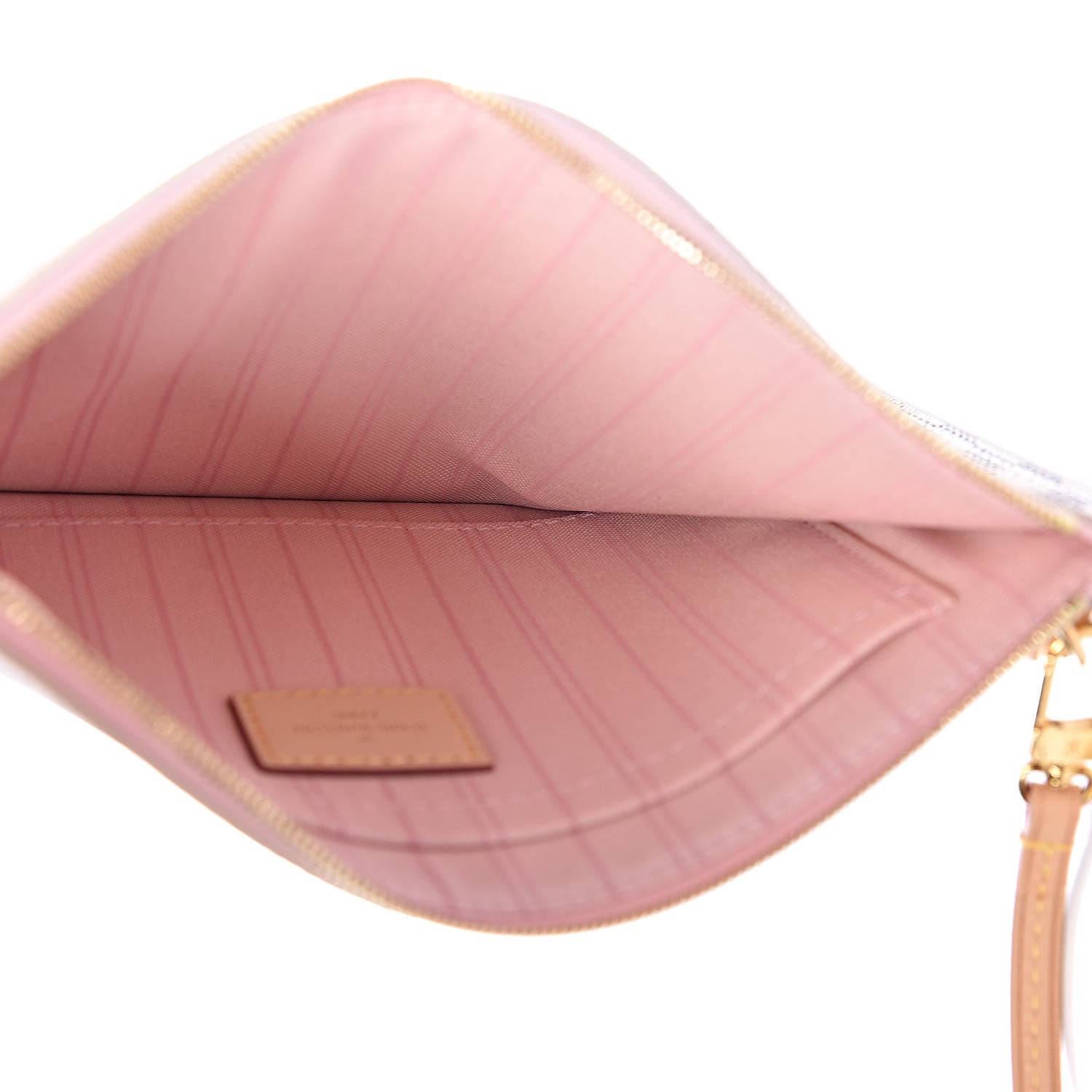 Louis Vuitton Damier Azur Neverfull MM GM Pochette Rose Ballerine 5 of 8