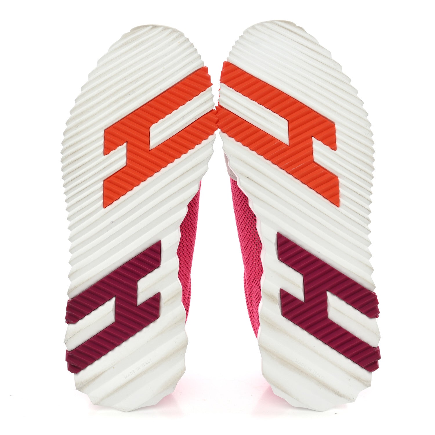 Hermes Air Mesh Suede Goatskin Bouncing Sneakers 38 39 Rose Vinicunca White 6 of 10