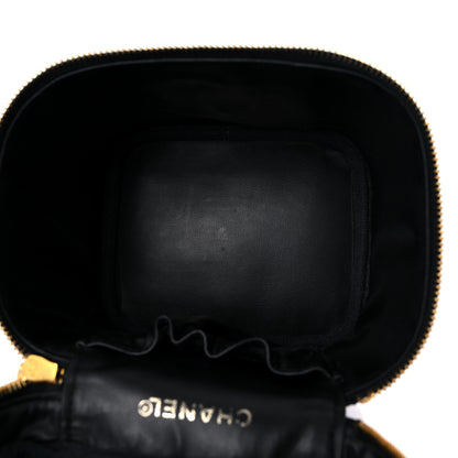Chanel Caviar Vanity Cosmetic Case Black 5 of 13
