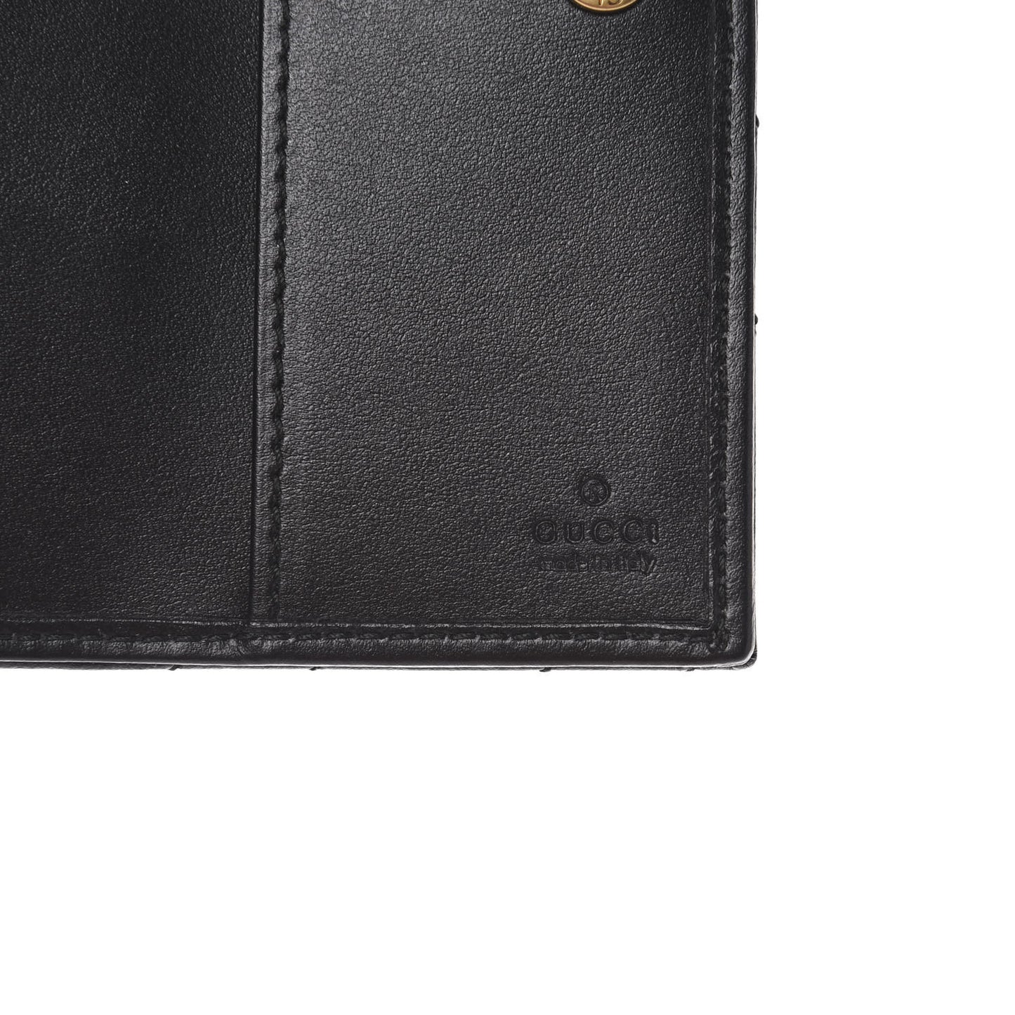 Calfskin Matelasse GG Marmont Passport Case Black