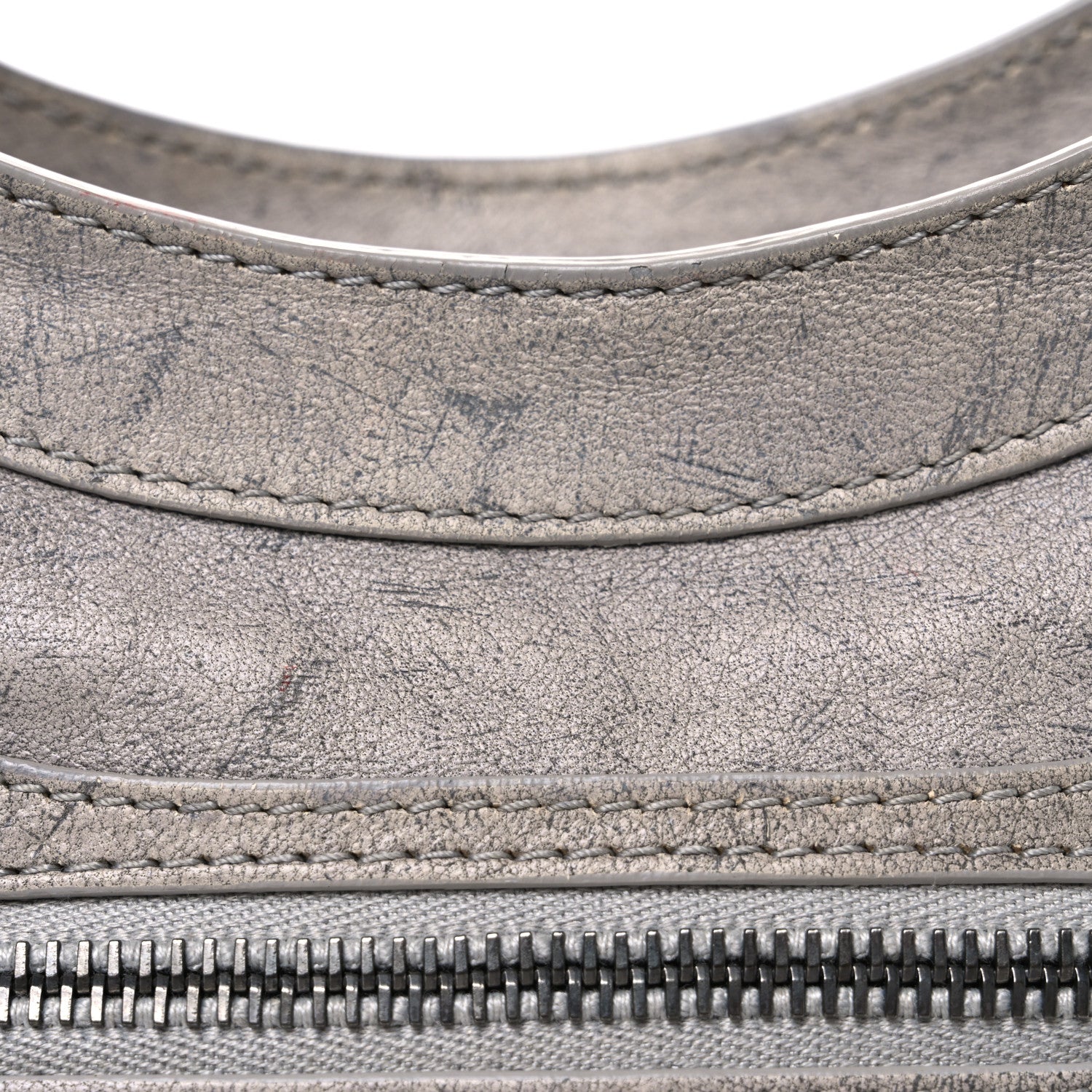 Balenciaga Agneau Marble Hardware Mini City Grey 8 of 11