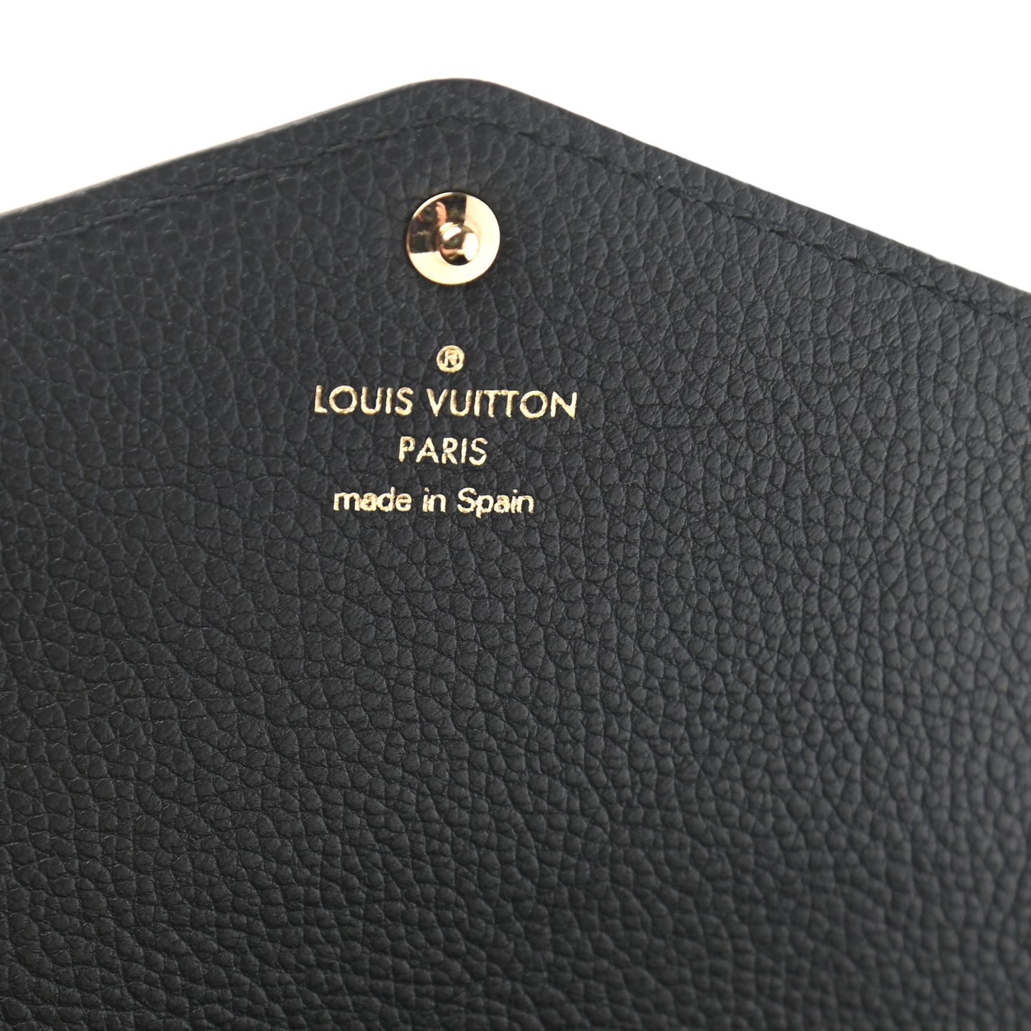 Monogram Empreinte Giant Sarah Wallet Black Beige