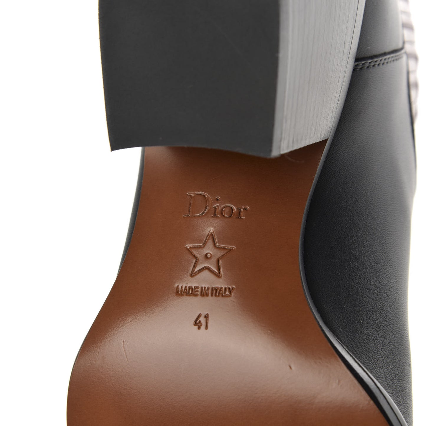 Matte Calfskin Ombre L.A. Ankle Boots 41 Black Rouge