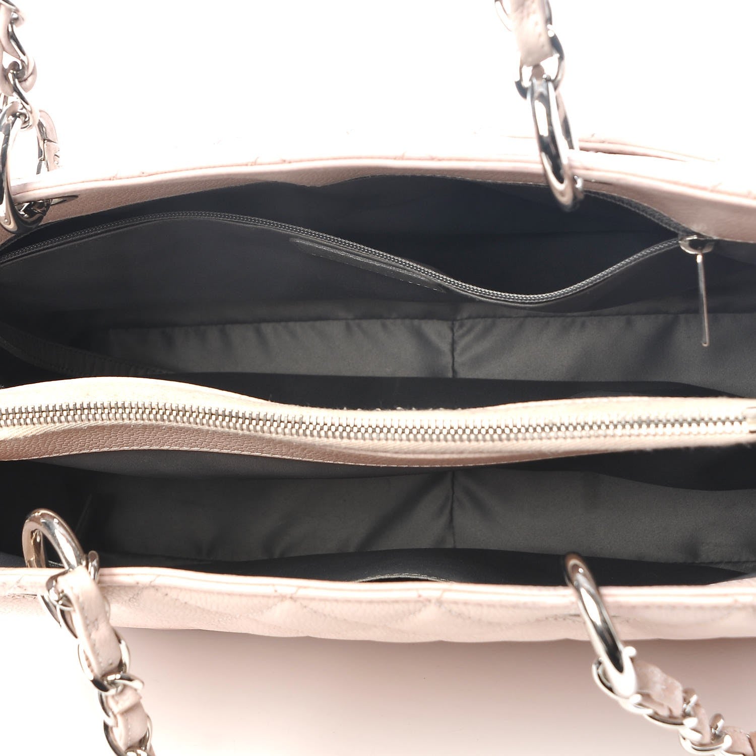 Chanel Caviar Quilted Grand Shopping Tote GST Light Pink 5 of 15