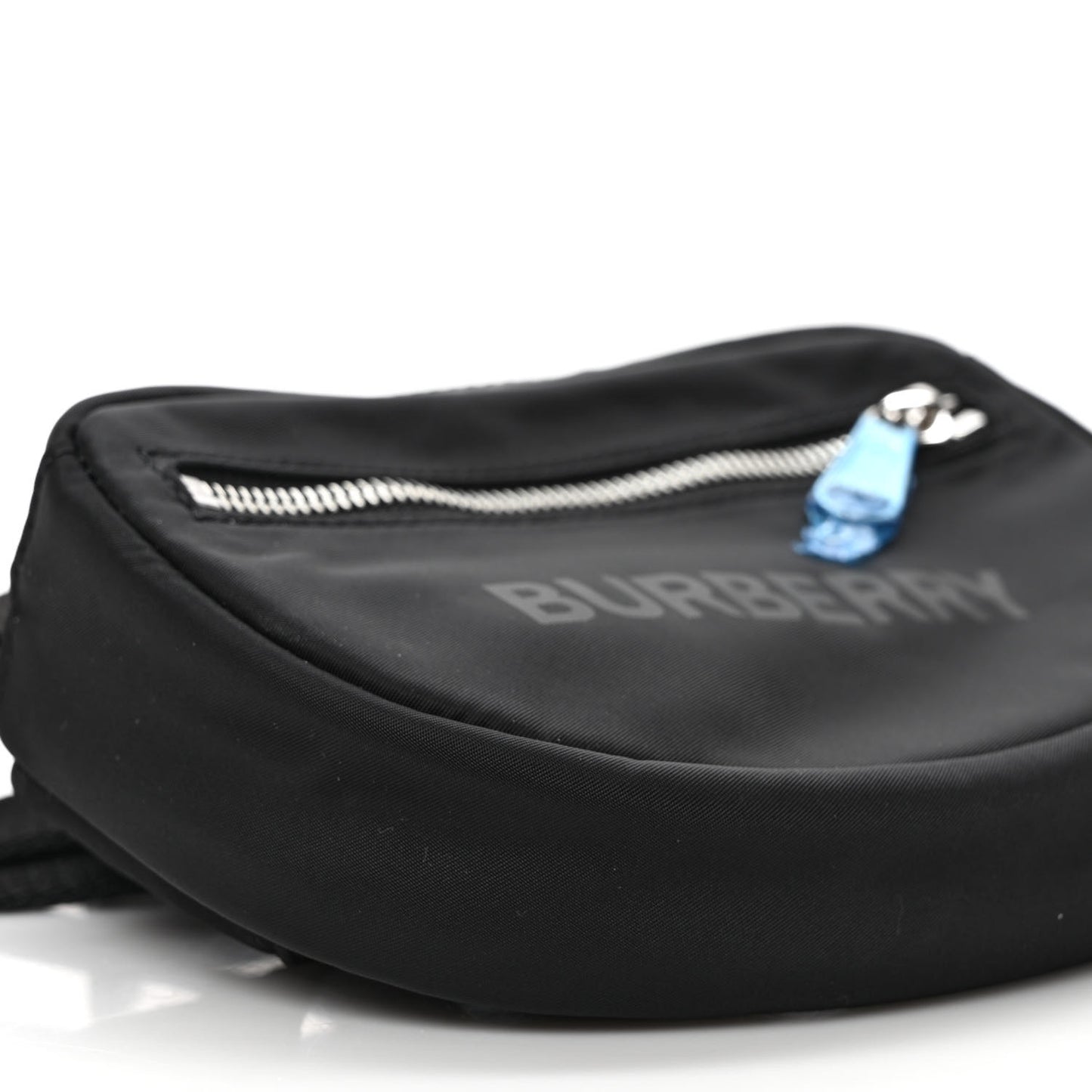 Econyl Logo Print Small Cannon Bum Bag Black