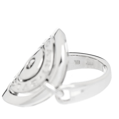 Bulgari 18K White Gold Astrale Cerchi Ring 53 6.5 6 of 7