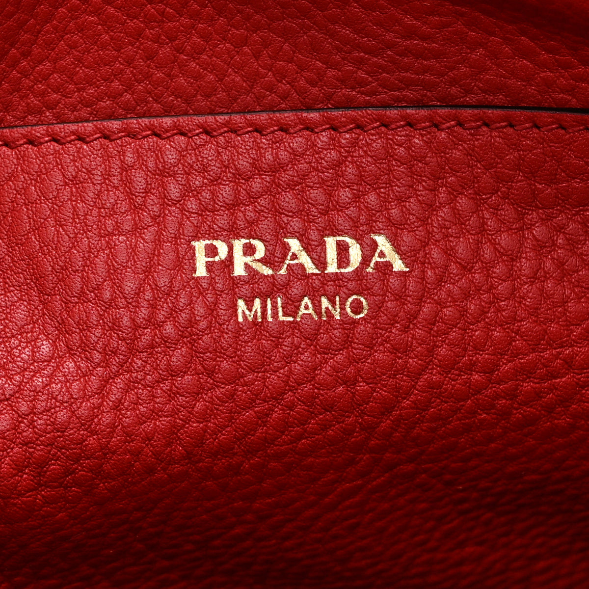 Prada Vitello Phenix Flap Crossbody Rosso 5 of 10