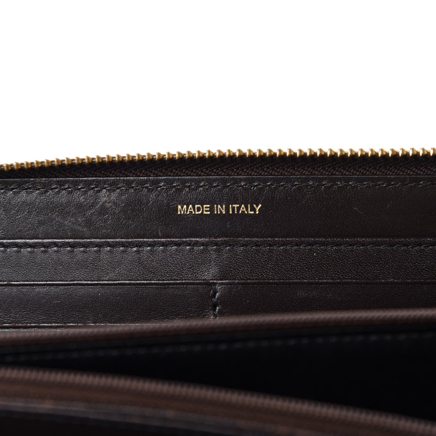 Burberry Haymarket Check Large Ziggy Zip Around Wallet Chocolate 7 of 8