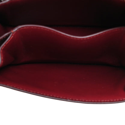 Celine Box Calfskin Small Classic Box Flap Bag Burgundy 6 of 17