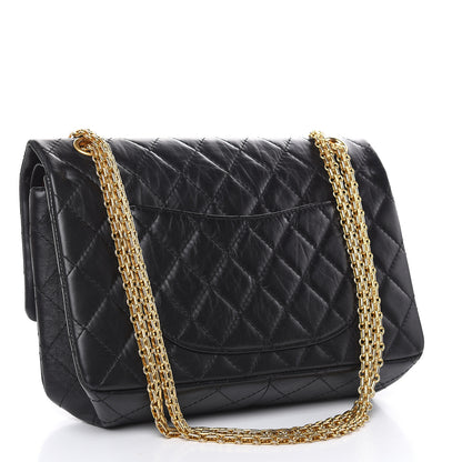 Chanel Aged Calfskin Quilted 2.55 Reissue 226 Flap Black 3 of 9