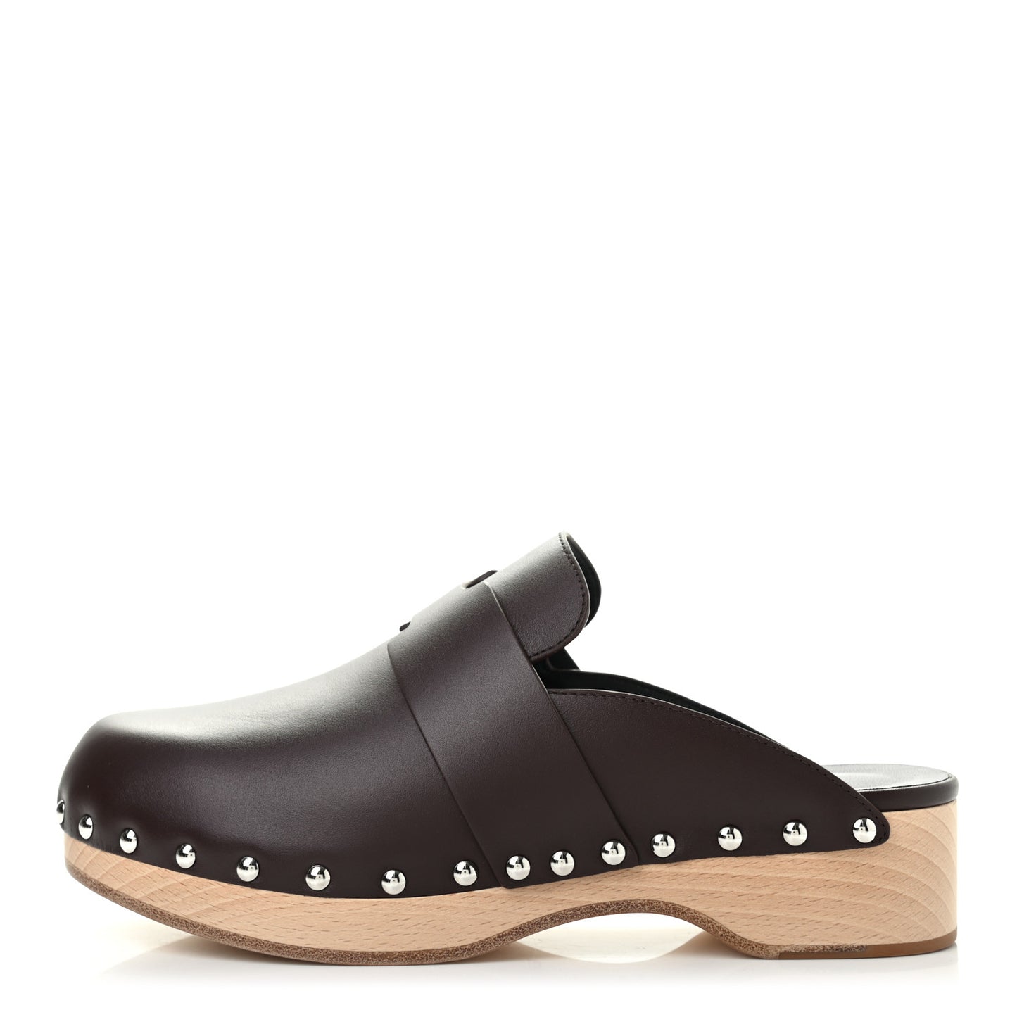 Calfskin Calya Mules 37 Brown