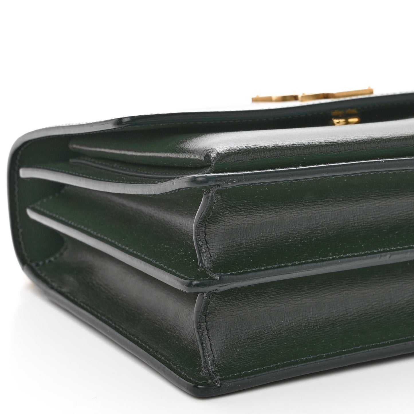 Calfskin Medium Monogram Sunset New Vert Fonce