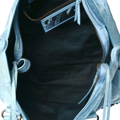 Balenciaga Agneau Classic Hardware City Bleu Acier 5 of 10