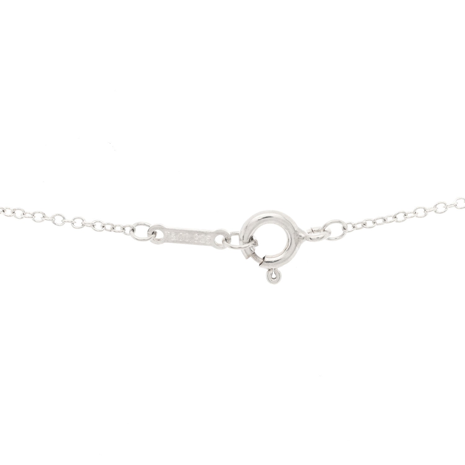 Tiffany Sterling Silver Paloma Picasso Graffiti X Pendant Necklace 5 of 5