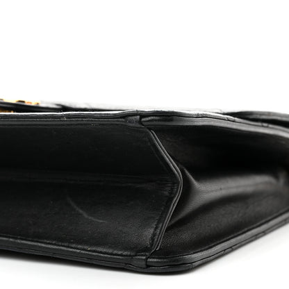 Chanel Lambskin Quilted Small Single Flap Bag Black 9 of 13