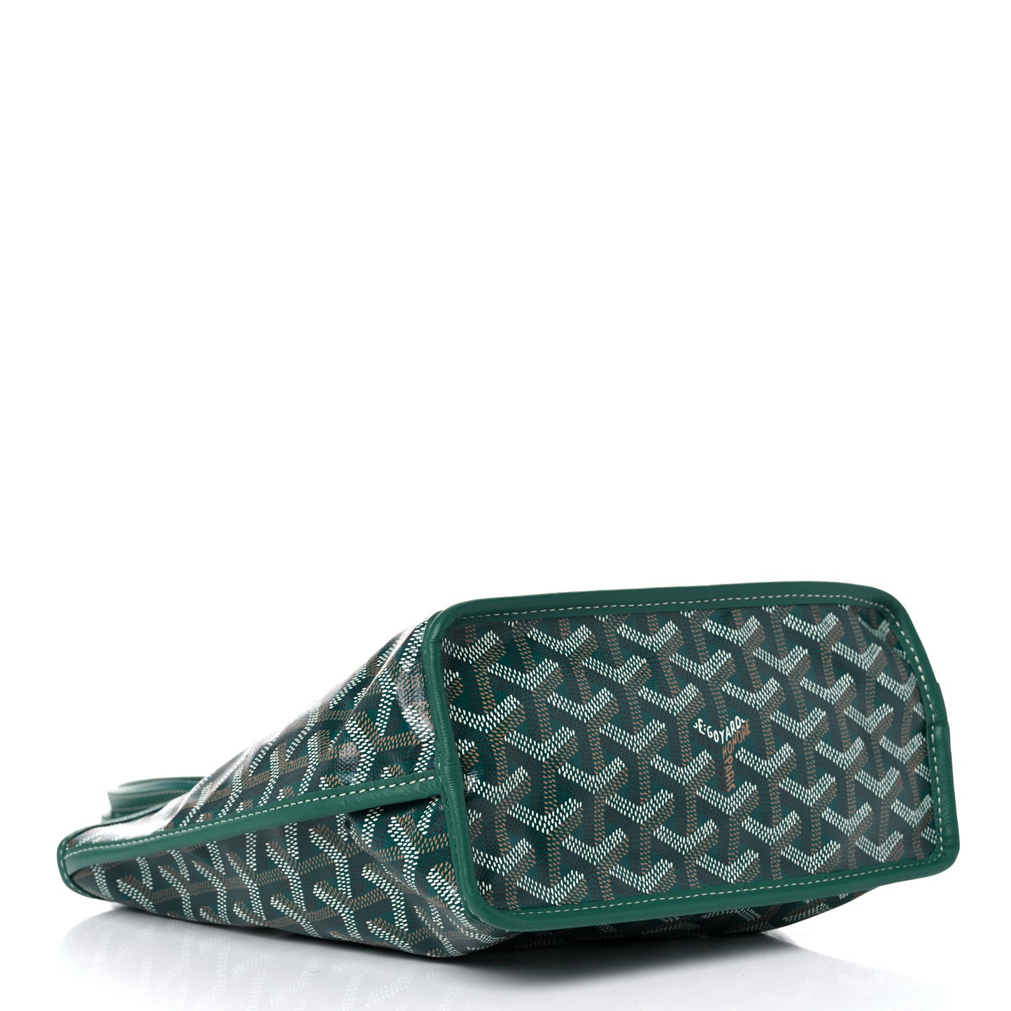 Goyardine Reversible Mini Anjou Green