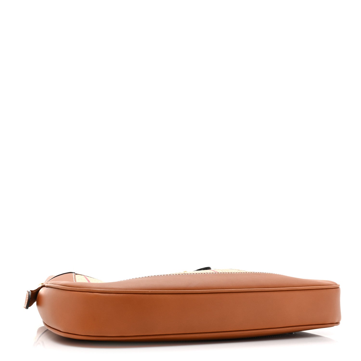 Gucci Calfskin Jacquard GG Medium Jackie 1961 Hobo Brown 3 of 9