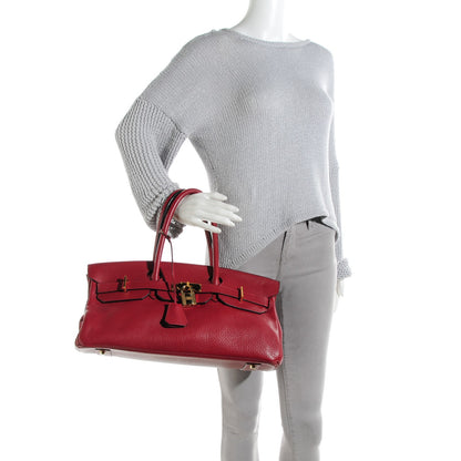 Hermes Taurillon Clemence JPG Birkin 42 Rouge H 2 of 19