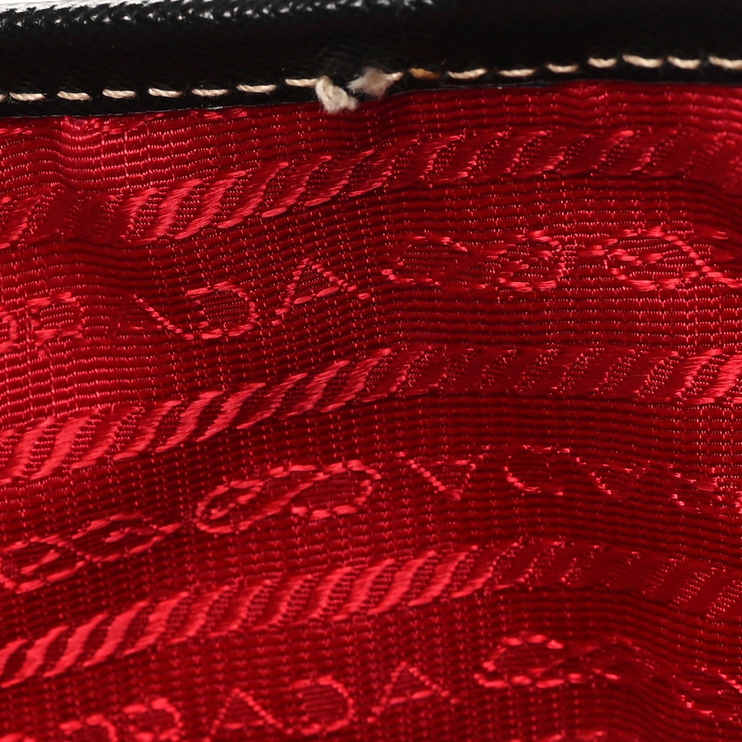 Tessuto Nylon Saffiano Shopping Tote Black