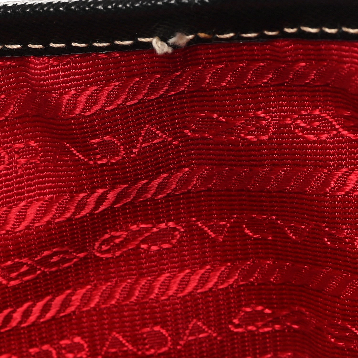 Prada Tessuto Nylon Saffiano Shopping Tote Black 11 of 13