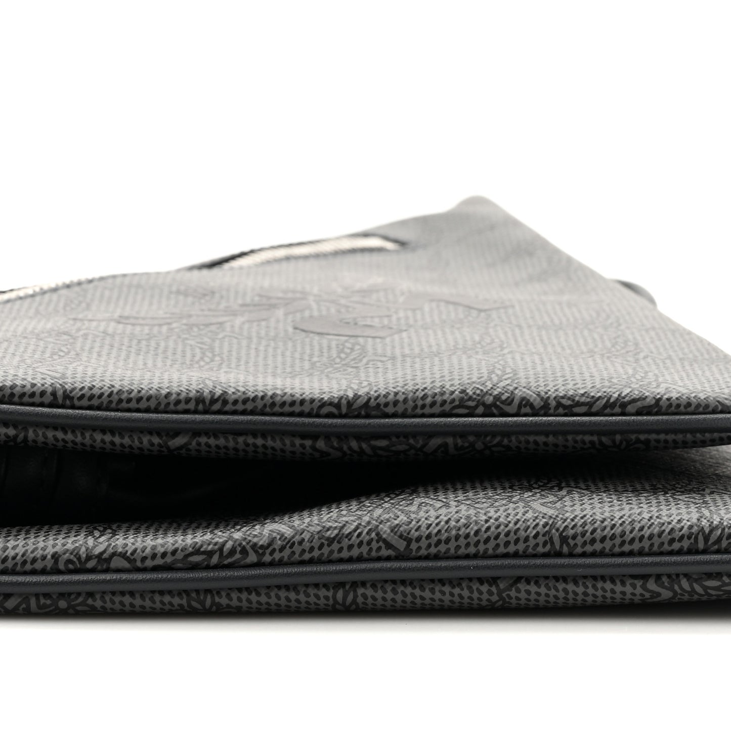 Lauretos Nappa Himmel Triangle Crossbody Bag Dark Grey