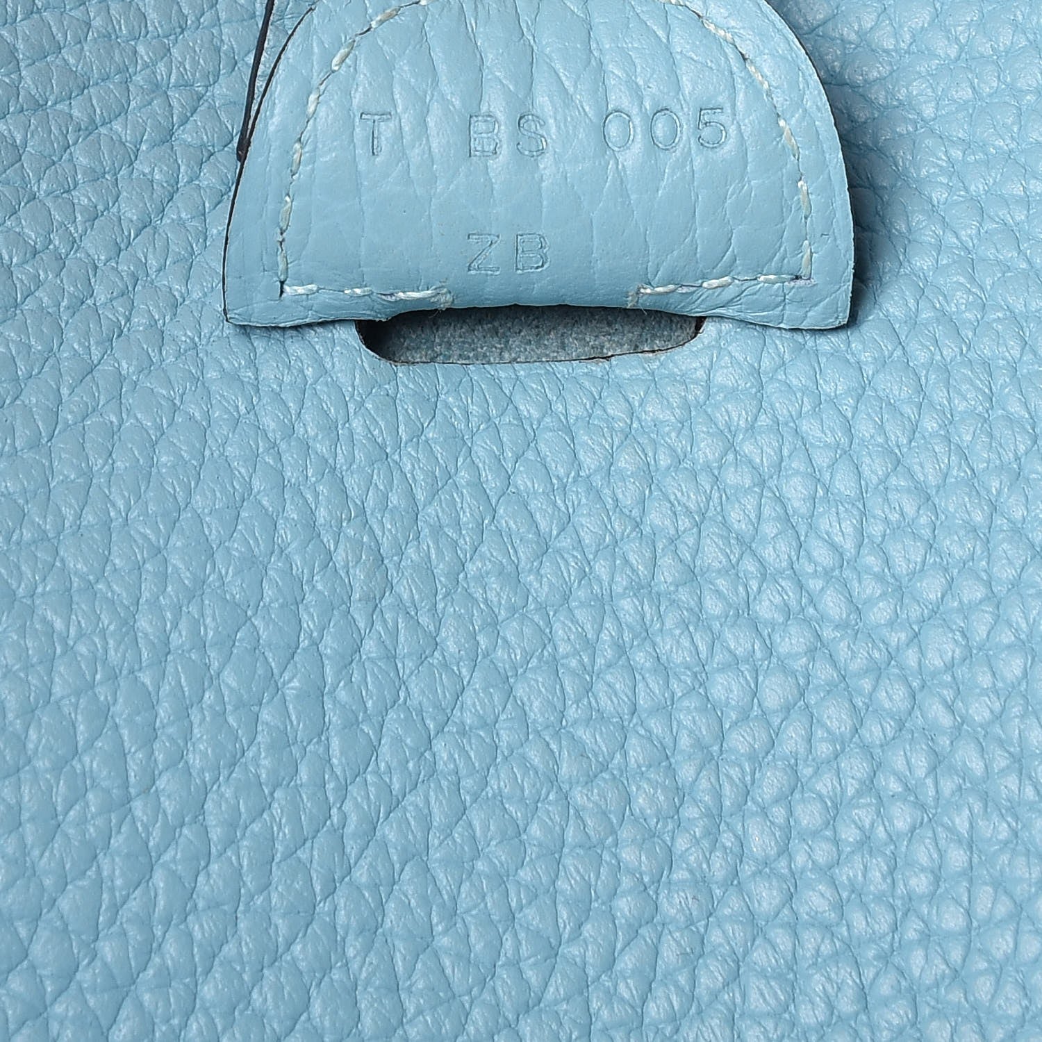 Hermes Taurillon Clemence Evelyne III PM Bleu Atoll 7 of 10