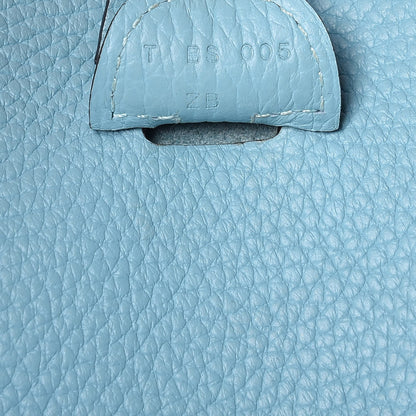 Hermes Taurillon Clemence Evelyne III PM Bleu Atoll 7 of 10