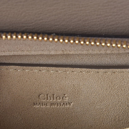 Chloe Smooth Calfskin Suede Patchwork Studded Small Pixie Bag Motty Grey 6 of 7
